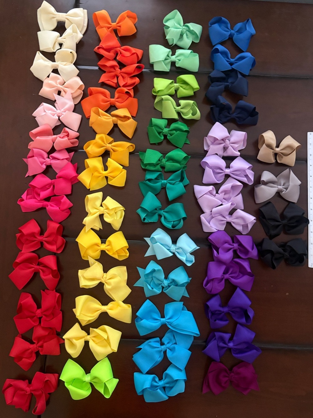 4” Girls Hair Bows - Assorted Colors